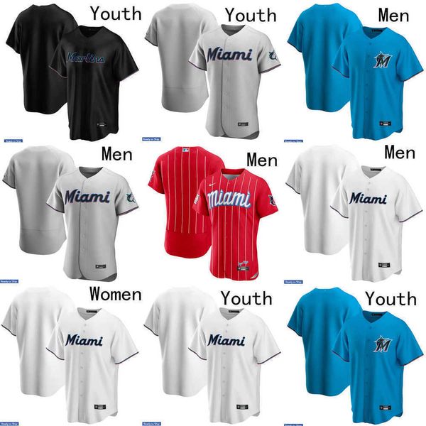 

baseball jersey men women youth miami 12 jorge soler 99 jesus aguilar 24 avisail garcia 7 jesus sanchez 2 jazz chisholm jr. 26 garrett coope, Blue;black