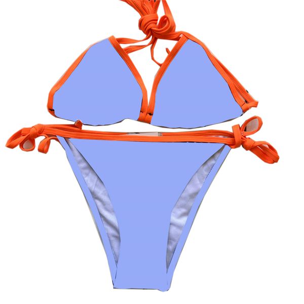 

selling bikini women fashion swimwear in stock swimsuit bandage bathing suits pad beauty back tow-piece 6 styles pure color summer beach swi