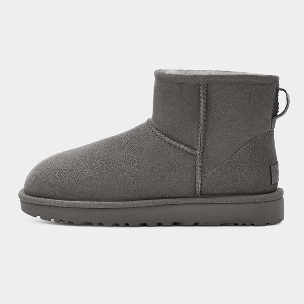 

winter snow boots black grey fashion classic ankle women girls short boots shoes001
