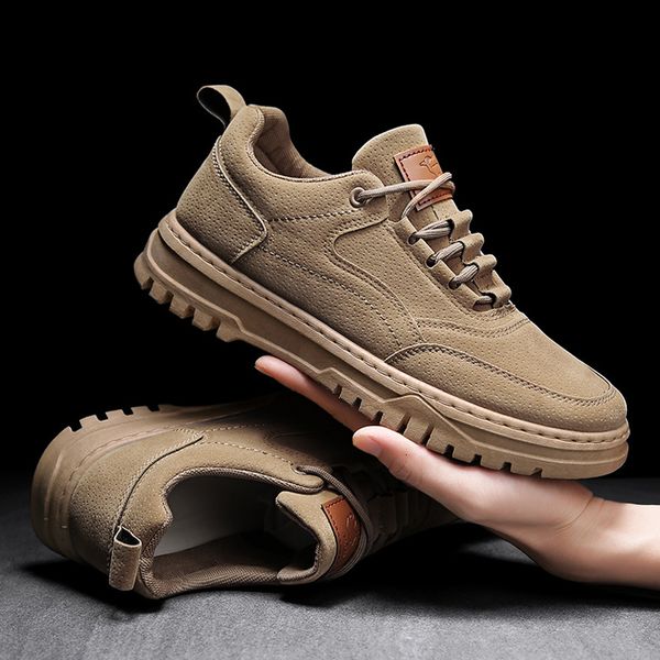 

height increasing shoes cyytl men's in casual leather male sneakers outdoor walking fashion loafers platform luxury low ankle boots fla, Black;white