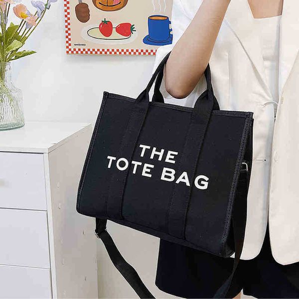

marc tote bag evening designer bags the tote summer women canvas handheld letter single shoulder diagonal shopping 220803