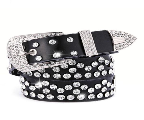 

bb simon belts bling rhintone diamond belt woman0123453616783, Black;brown