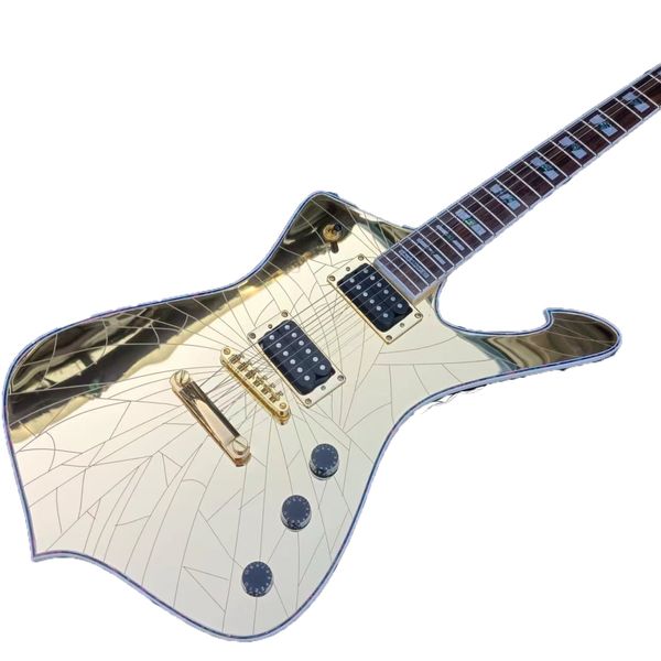 

lvycustomized electric guitar 6 string broken mirror delivery