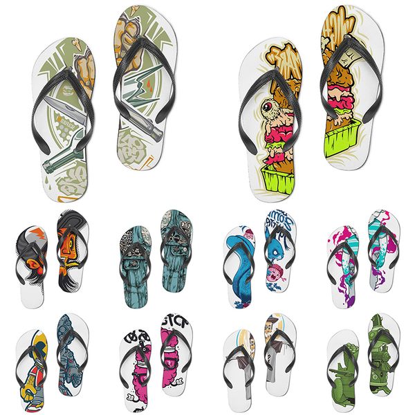 

men women custom slippers cartoon design anime diy word black white blue red purple mens colorful trainer 315