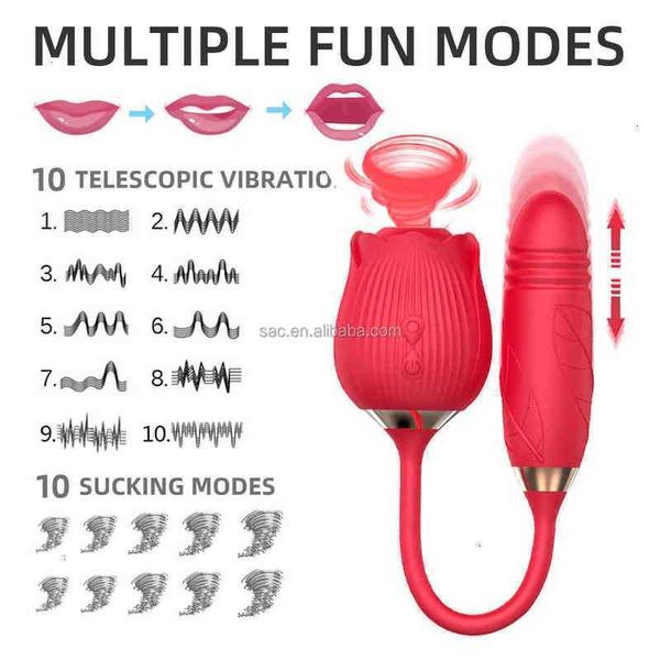 

toy massager appeal massager vibrators sacknove dildo flower suction extended telescopic pulse vibration tail toys massage sucking rose wome