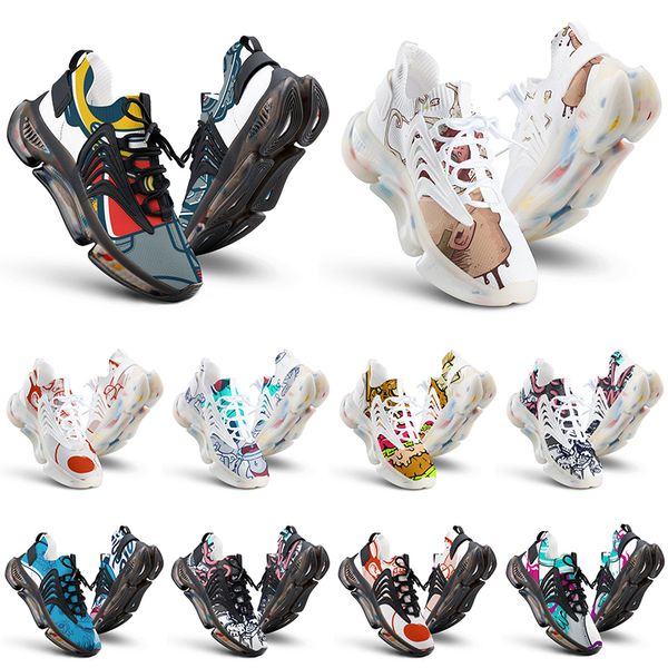 

customs shoes mens running diy multi color black white grey triple red orange men customized outdoor sport sneaker trainer fashion classic16