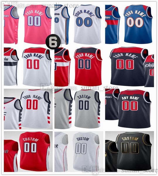 

2022-23 city printed basketball bradley 3 beal jerseys kristaps 6 porzingis will 5 barton kyle 33 kuzma monte 22 morris rui 8 hachimura deni, Black;red