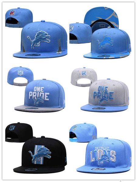 

2022 snapbacks detroit''lions''men football hats cap adjustable fit hat, Black;white