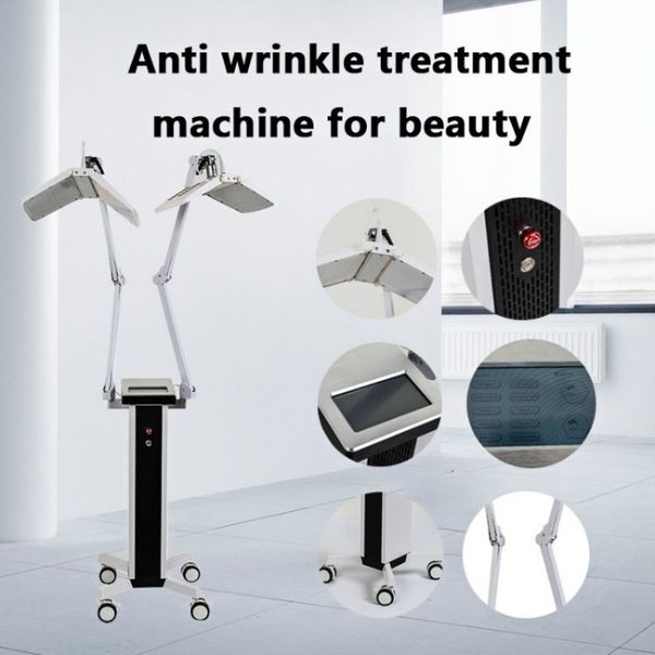 

dual treatment 7 colors light pn led electric facial mask pdt skin rejuvenation