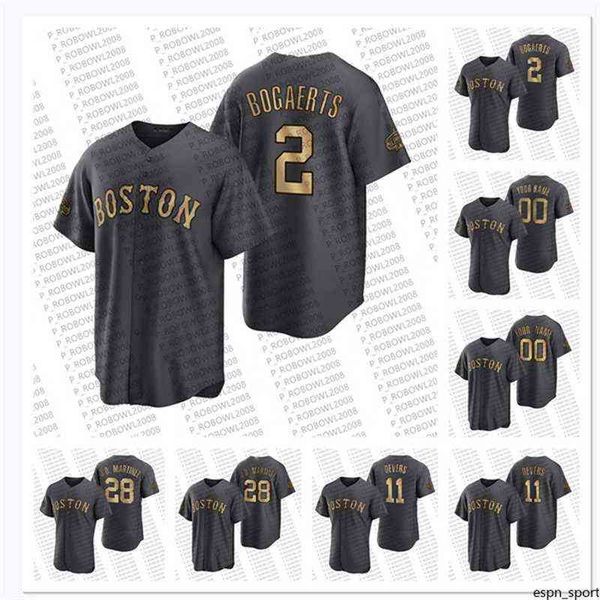 

college baseball wears sox enrique hernandez xander bogaerts baseball jersey red rafael devers david ortiz verdugo, Black