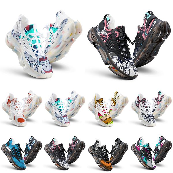 

customs shoes mens running diy multi color black white grey triple reds orange men customized outdoor sport sneaker trainer fashion classic7