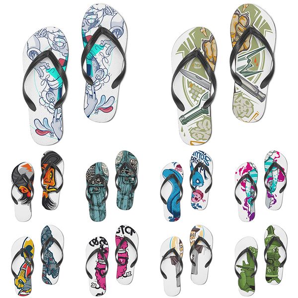

men women custom slippers cartoon design anime diy word black white blue red purple mens colorful trainer 340