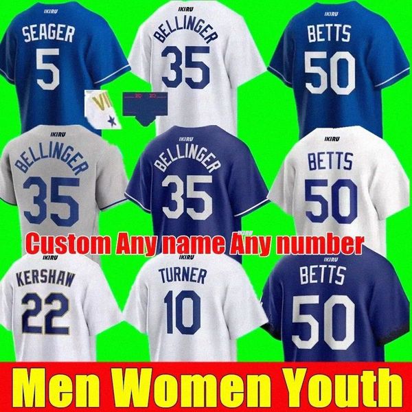 

custom 5 freddie an jersey 50 mookie betts clayton kershaw julio urias cody bellinger justin turner vin schlly joey gallo miguel vargas men, Blue;black