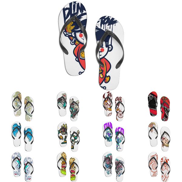 

custom shoes slippers customized sneakers men women blue red green yellow classic custom comfortable low platform sneaker color35