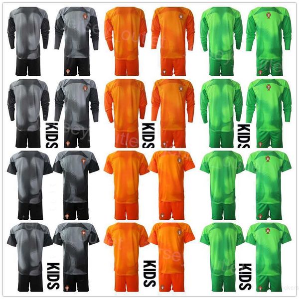 

national team goalie soccer long sleeve gk 22 rui silva jerseys set 2022 world cup goalkeeper 1 rui patricio 12 lopes diogo costa football s, Black