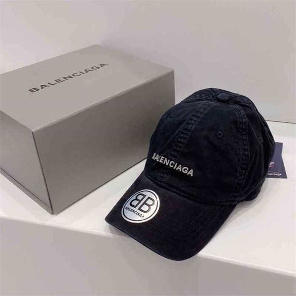 

designer ball balenciga caps alphabet early spring new erina embroidery versatile base cap for men and women, Blue;gray