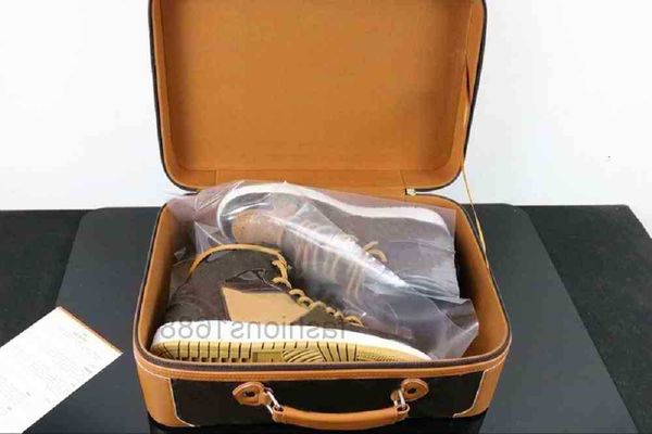 

1s shoes luxury jumpman three limited brown monogrow letter 1 sneakers