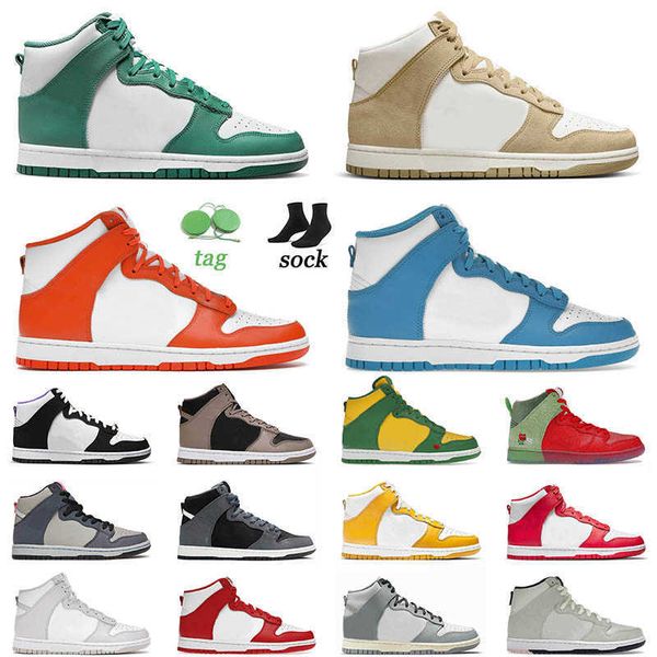 

shoes running trainers sneakers laser blue black white dunks high for men women