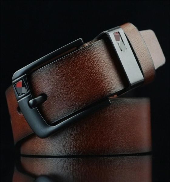 

belts men leather belt buckle luxury designer cowskin fashion strap male jeans for man cowboy 2208316908660, Black;brown