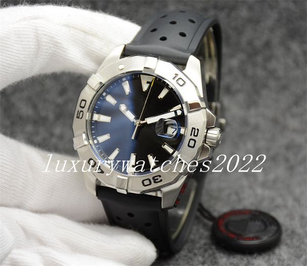 

luxury watch for man 40mm designer fine stainless steel case watchband rubber/lether strap automatic mechanical women's sports watches, Slivery;brown