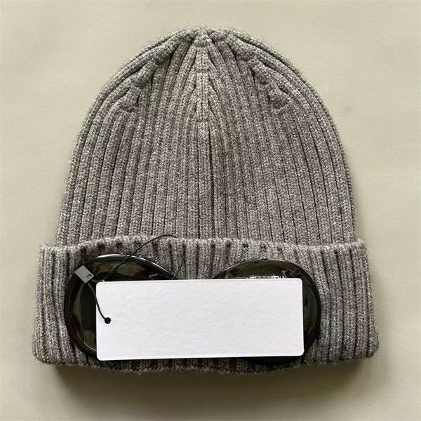 

designer two lens glasses goggles beanies men knitted hats skull caps outdoor women uniewinter beanie black grey bonnet, Blue;gray