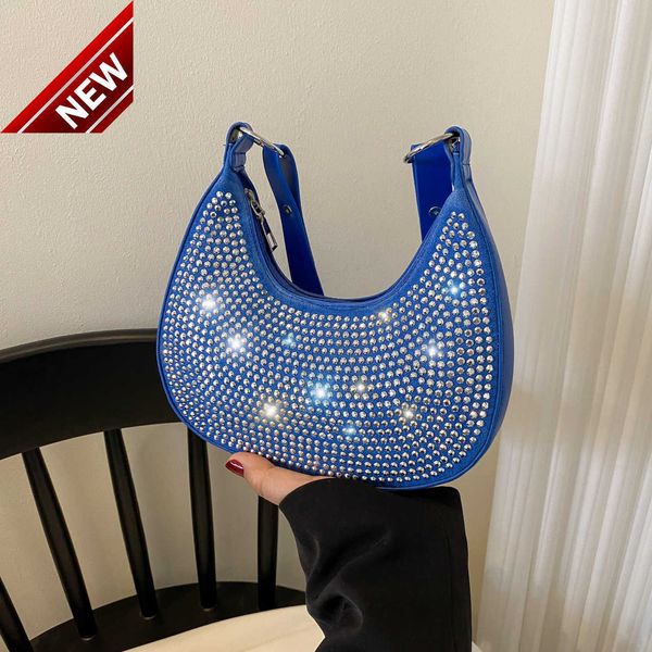 

store has 80% off wholesale women's bag 2023 new fashion texture korean popular bright diamond shoulder summer ocean full armpit women