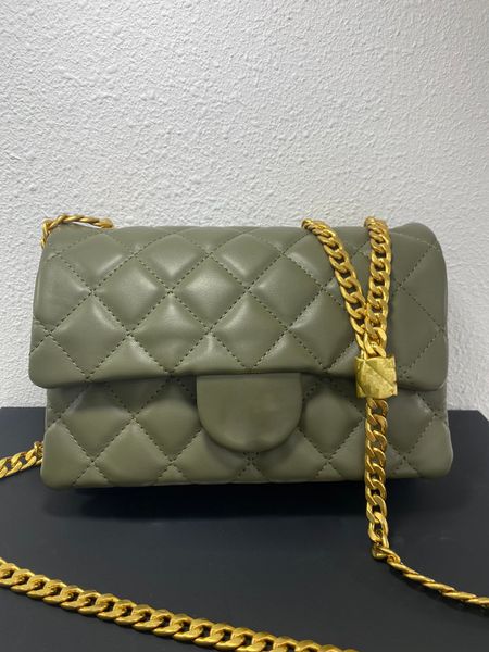 

2022 winter fashion designer bags channel luxury women handbag shoulder bag crossbody bag chain purse metal lock