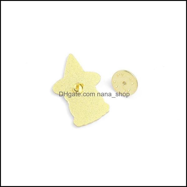 

pins brooches enamel frog magic brooches pins cute animal brooch lapel pin badge for women kids fashion jewelry drop delivery dha5u, Gray