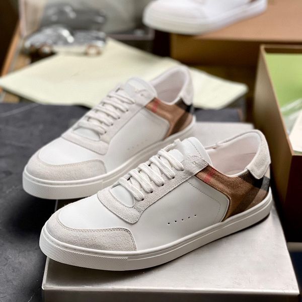 

stripes vintage shoes checked cotton men sneakers luxury brand casual shoe low flat outdoor tones brand classic men's leather and suede, Black