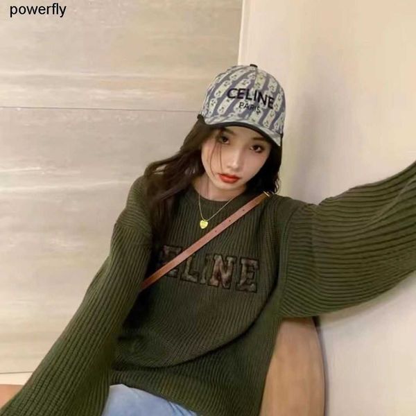 

men's sweaters designer letter 2022 ce winter wool crew sweater loose shoulder fashion streetwear sweaters, White;black