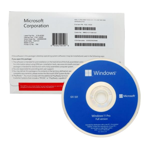 

drive windows 11 professional 64bit dvd oem pack win 11 pro multi language full package