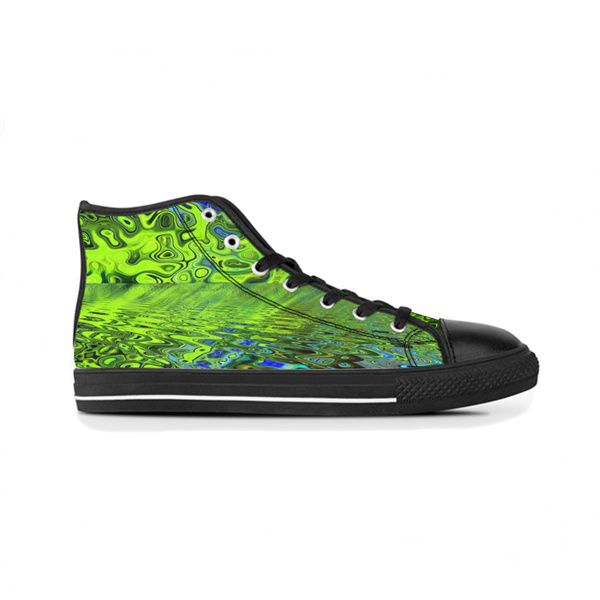 

dress canvas dress shoescustom shoes sneakers men women fashion black orange mid cut breathable casual outdoor sports walking jogging color1
