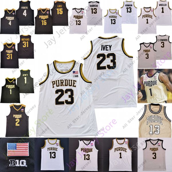 

basketball jerseys purdue boilermakers basketball jersey ncaa college eric hunter jr. trevion williams jaden ivey ethan morton brandon newma, Black;red