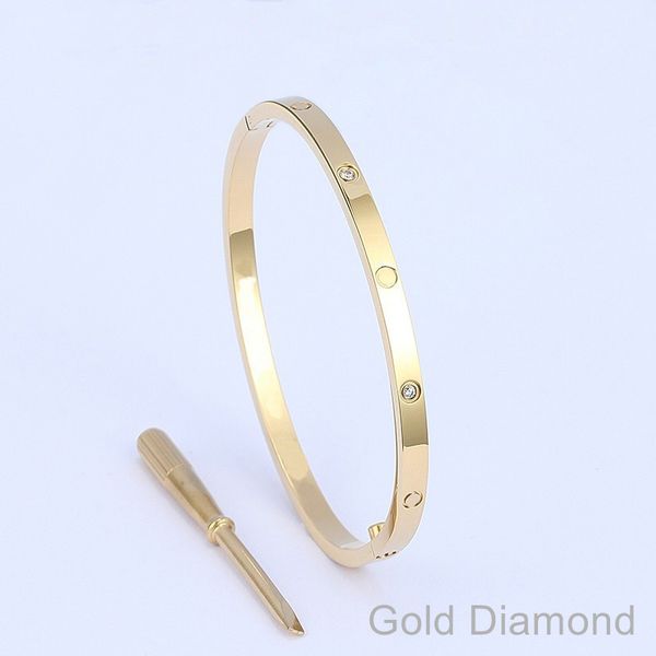 

fashion narrow infinity bangle charm love bracelets designer bracelet screw luxury jewelry for women gold silver rose never fade not allergi, Black