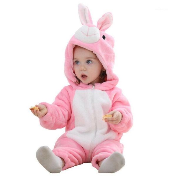 

cute baby jumpsuit zipper casual soft one piece toddler warm cartoon infant1, Blue