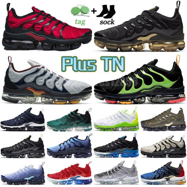 

tn plus running shoes mens triple black white volt orange gradients cherry red cool wolf grey neon green olive usa blue fury outdoor trainer