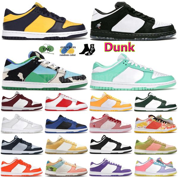 

coast men woman casual shoes sneakers fog sb unc dunks varsity greenapple dunksb mens womens sbdunk platform dunksk low trainers 36-46