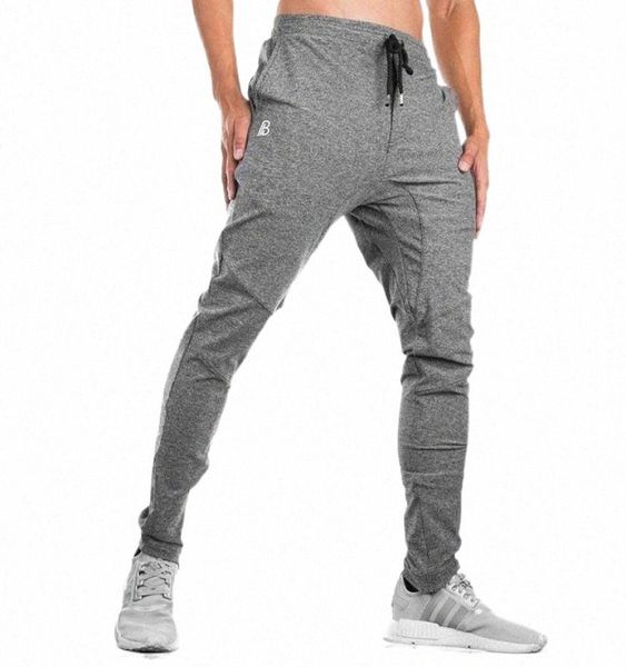 

men039s pants 2021 european and american knitting leisure sports fitness running training long whole customization s51s, Black