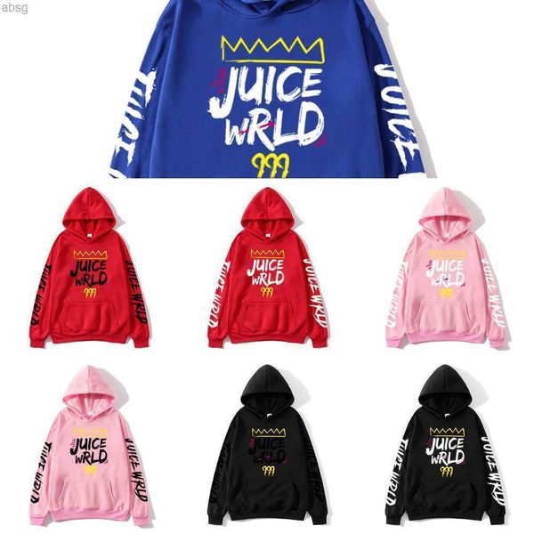 

black and white j uicewrld hoodie thread sweatshirt juice wrld wrld trap rap rainbow fault world x0610