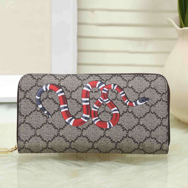 

2023 new designer wallet women mens designers wallets pu money bag womens card holder bags luxurys purse zipper purses d2211193f281a, Red;black