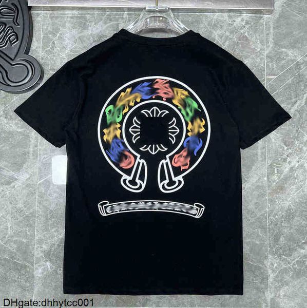 

men's t-shirts fashion classic t shirts mens luxury letter ch t-shirt designers horseshoe sanskrit cross 03pattern tshirt summer tees w, White;black