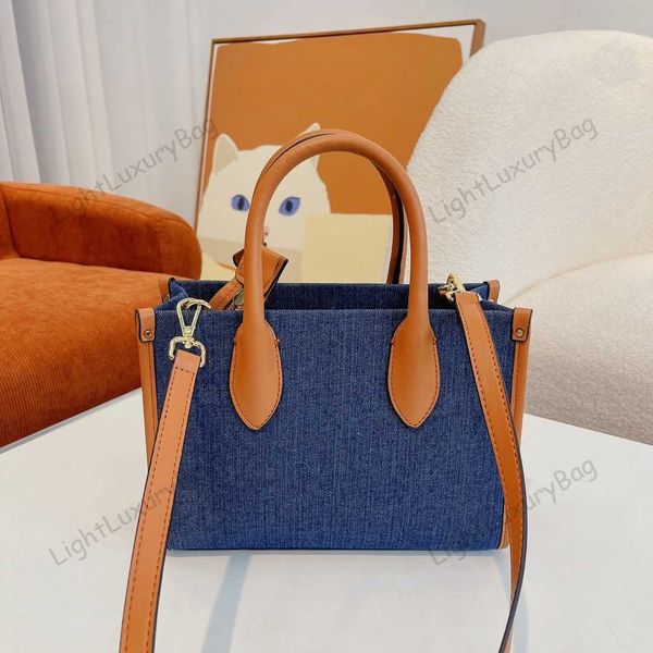 

tote bag designer leather cowboy patchwork wallet two-tone crossbody fashion handbags for women classic famous brand shopping purses 220217