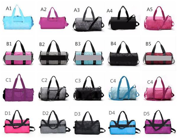 

multifunction luxury designer pink nylon bags storage yoga gym large capacity duffel travel waterproof casual beach exercise luggage duffel