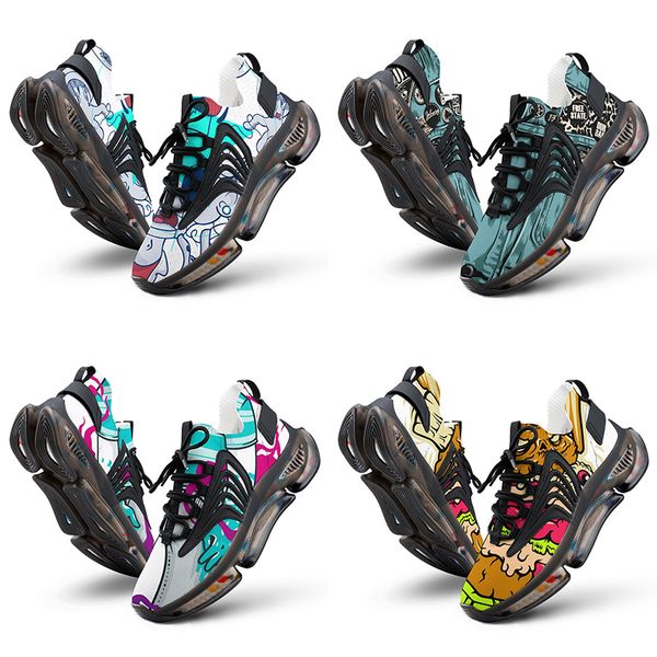 

men women diy custom designer shoes low canvas skateboard sneakers triple black customization uv printing sports sneakers xuebi 1008-00170
