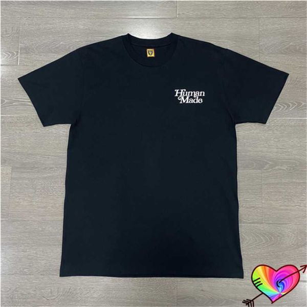

made men's tee t-shirts human 2022 men women new human made t shirt classic cotton loose short sleeve 9jgg, White;black