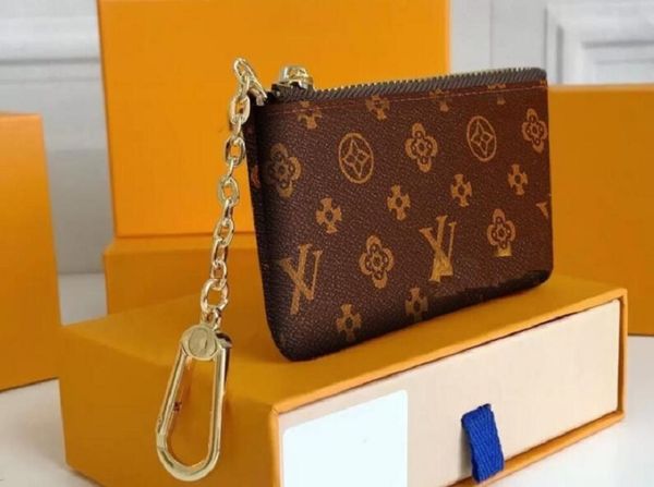 

wallet coin purse card holder key pouch luxury designer wallets leather bags mens bag cardholder womens purses handbags with box dust bags 5