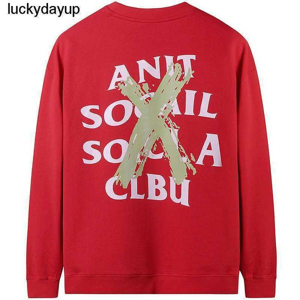 

men's hoodies designer sweatshirts assc sweater men's autumn casual round neck couple fashion loose print bottomed shirt hoodie, Black