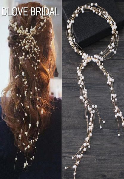 

fairy fascinators gold headband pearl bridal hairband wedding party hair accessory headpiece new arrival styles ready, Silver