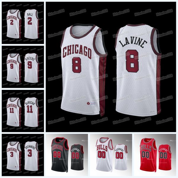 

chicago zach lavine jersey bull demar 11 derozan andre 3 drummond dalen 25 terry nikola 9 vucevic coby 0 white patrick 44 williams lonzo 2 b, Black;red