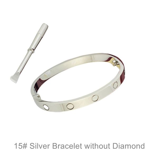 

fashion jade bangle 316l stainless steel luxury screw love bracelet tennis bracelets plated 18k gold jewelry designer for women stone mens j, Black